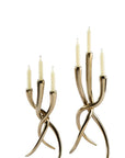 Ansley - Taper Candle Holder Set (Set of 2) - Gold