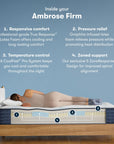 iComfortPro - 13" Ambrose Latex Foam Firm Mattress