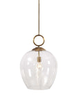 Calix - Large Blown Glass 1 Light Pendant - White