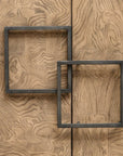 Paltrow - Burl 2 Door Cabinet - Woodtone