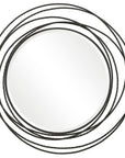 Whirlwind - Round Mirror