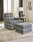 Nessa - Fabric Swivel Glider