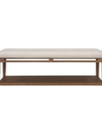 Verona - Rectangular Coffee Table - Beige / Dark Brown