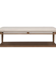 Verona - Rectangular Coffee Table - Beige / Dark Brown