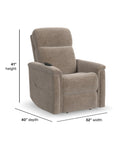 Luma - Petite Power Lift Recliner With Power Headrest, Lumbar, Heat & Massage