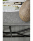 Ciao Bella - Metal And Concrete Console Table - Dark Gray / Black