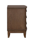 Bellevue - 3-Drawer Nightstand - Whiskey Brown