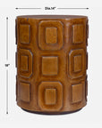 Alson - Geometric Accent Table - Dark Brown