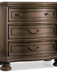 Rhapsody - 3-Drawer Nightstand - Dark Brown