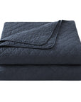 Cotton Comfort - King Quilt Set Set of 3 - Navy
