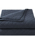 Cotton Comfort - Full/Queen Quilt Set Set of 3 - Navy