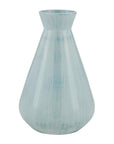 Flare Spire - Indoor-Outdoor Ceramic Vase - Blue