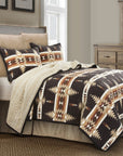 Yosemite - Full/Queen Reversible Quilt Set Set of 3 - Multi Color