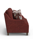 Gianna - Fabric Bench Loveseat With Nailhead Trim