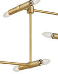 Cadre - 14 Light Modern Linear Pendant - Gold