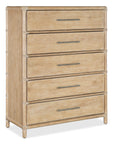 Retreat - Pole Rattan Five-Drawer Chest