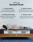 Perfect Sleeper Hybrid - 13" X Kendall Plush Mattress