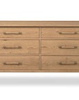 European Farmhouse 6 Drawer Dresser