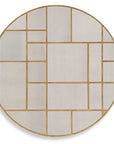 Geometric - Round Mirror