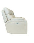 Gunner - Power Console Loveseat Recliner With Power And Power Headrest - Almond
