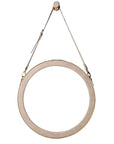 Heather - Hanging Mirror - Beige