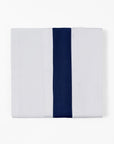 Flange Sheet - Queen 350TC Flange Design Sheet Set Set of 4 - Navy