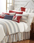Prescott - King Duvet Cover Set Set of 3 - Navy