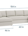 Allure Track Arm Sectional