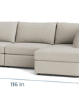 Beckham Modular Sectional, Stationary or Reclining