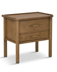 European Farmhouse 2 Drawer Bedside Table