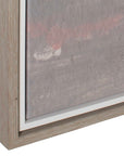 Bracing - Framed Landscape Art - Brown / Gray / Green / Orange / Pink / White