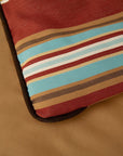 Calhoun - Queen Comforter Set Set of 5 - Red / Brown