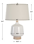 Opal - Table Lamp - Gloss White