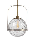 Mimas - 1 Light Globe Pendant - Gold