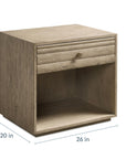 Andora Open Nightstand