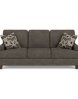 Moxy - Fabric Sofa, T-Shaped Seat Cushion, Straight Track Arms