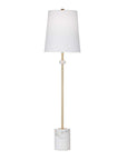 Fairfield - Table Lamp - White / Brass