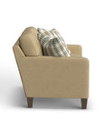 Moxy - Fabric Loveseat With Straight Track Arms