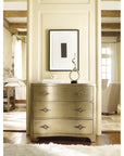 Sanctuary - 3-Drawer Shaped Front Chest - Gold