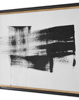Mystere - Framed Contemporary Print - Black