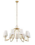 Seville - 9 Light Chandelier - Gold
