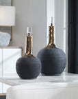 Arnav - Matte Bottles (Set of 2) - Black