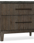 Miramar Aventura - San Marcos Stone Top Nightstand - Dark Gray