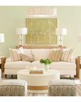 Stockten English Arm Sofa with Casters