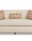 Audrey Roll Arm Sofa with Accent Pillows