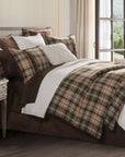 Huntsman - Queen Comforter Set (Set of 4) - Brown / Tan