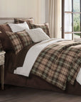 Huntsman - Queen Comforter Set Set of 4 - Brown / Tan