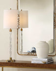 York - Crystal Buffet Lamp - Brass