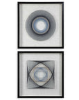 String Duet - Geometric Art (Set of 2) - Black