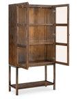 Melange - Mulholland Display Cabinet - Dark Brown